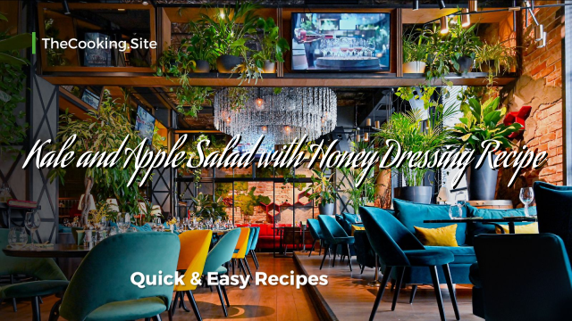 Kale and Apple Salad with Honey Dressing Recipe